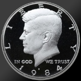 1984 Kennedy Half Dollar Gem Proof Coin!
