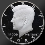 1985 Kennedy Half Dollar Gem Proof Coin!