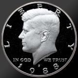 1988 Kennedy Half Dollar Gem Proof Coin!