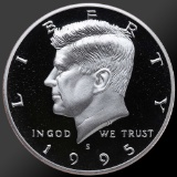 1995 Kennedy Half Dollar Gem Proof Coin!