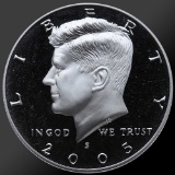 2005 Kennedy Half Dollar Gem Proof Coin!