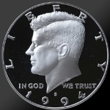 1994 90% Silver Kennedy Half Dollar Gem Proof Coin!