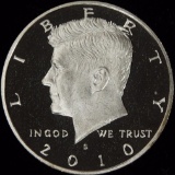 2010 Kennedy Half Dollar Gem Proof Coin!