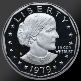 1979 Susan B Anthony SBA Dollar Gem Proof Coin!