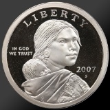 2007 Sacagawea Dollar Gem Proof Coin!