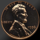 1956 Lincoln Cent Penny Gem Proof Coin!