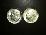 1960 P-D Lot of 2 Brilliant Uncirculated Dimes!