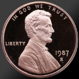 1987 Lincoln Cent Penny Gem Proof Coin!