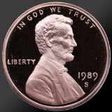 1989 Lincoln Cent Penny Gem Proof Coin!