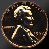 1957 Lincoln Cent Penny Gem Proof Coin!