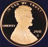 2011 Lincoln Cent Penny Gem Proof Coin!