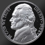 1984 Jefferson Nickel Gem Proof Coin!