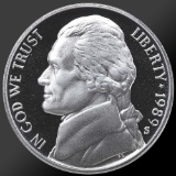 1989 Jefferson Nickel Gem Proof Coin!