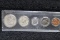1963 US Mint 5 Pc Set BU