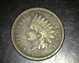 1860 Copper Nickel Indian Head Cent
