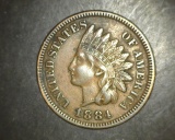 1884 Indian Head Cent EF+