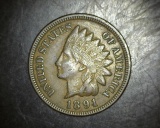 1891 Indian Head Cent EF+