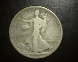 1917 D OBV Walking Liberty Half Dollar