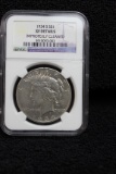 1934 S Peace Dollar XF Details NGC