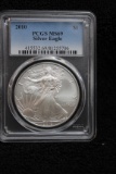 2010 1 oz. Silver American Eagle MS 69 PCGS
