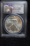 2014 1 oz. Silver American Eagle MS 70 PCGS