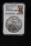 2017 (P) 1 oz. Silver American Eagle MS 69 NGC Struck at Philadelphia Mint