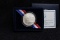 2007 Little Rock Silver Dollar UNC BOX & COA