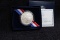 2007 Jamestown Silver Dollar UNC Box & COA