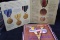 1991-1995 World War II 50th Anniversary Commemorative Half & Victory Medal Set OGP