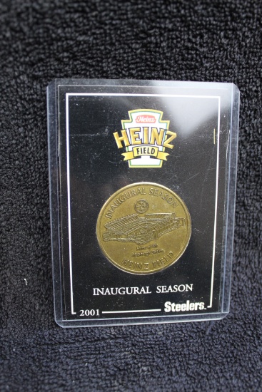 2001 Pittsburgh Steelers Heinz Field Inaugural Season Bronze Medal