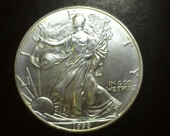 1999 1 oz. Silver American Eagle BU