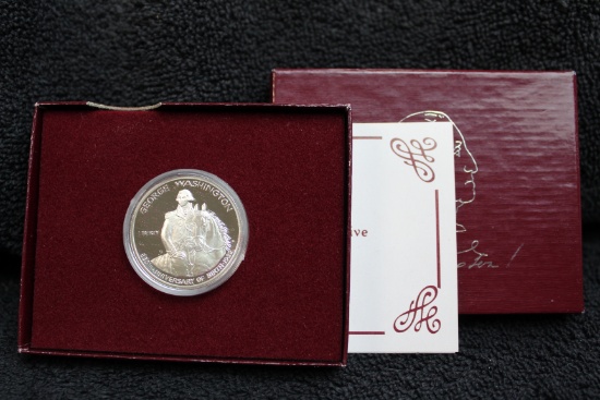 1982-s George Washington Silver Frosty Gem Proof Commemorative 50c