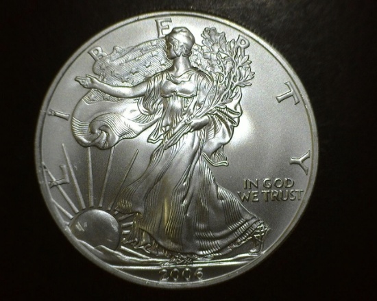 2006 1 oz. Silver American Eagle BU