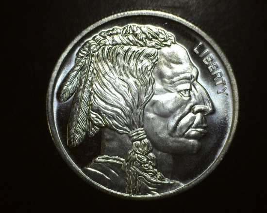 1 oz. Silver Buffalo Round BU