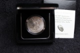 2016 National Parks Service UNC Silver Dollar Box & COA