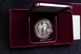 1995 Olympic Blind Runner Silver Dollar PROOF BOX COA