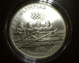 1996 Atlanta Centennial Olympic Rowing UNC Commemorative Silver Dollar