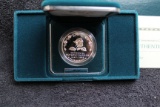 1997-p Botanic Gardens Commemorative Silver Dollar Proof  BOX & COA