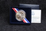 2001 American Buffalo Silver Dollar UNC COA & BOX