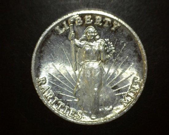 1 oz Silver Round Liberty Rarities Mint