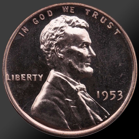 1953 Lincoln Cent Penny Gem Proof Coin!