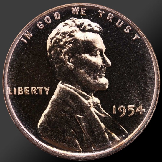 1954 Lincoln Cent Penny Gem Proof Coin!