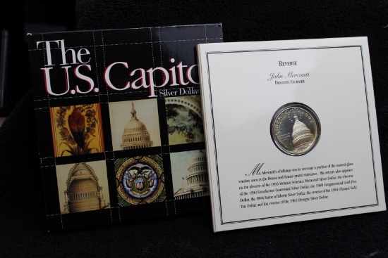 1994 Bicentennial of the US Capitol Commemorative Silver Dollar Proof