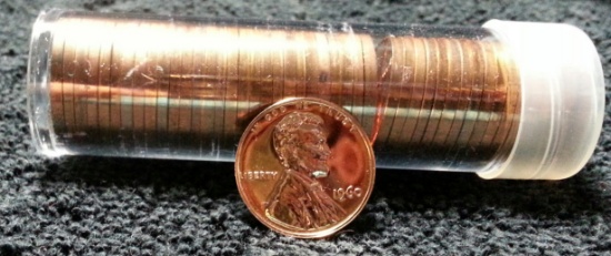 Roll 1960 Lincoln Cents Proof