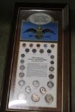 United States Coins of the 20th Century 1900-1971 Framed