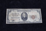 1929 $20 Federal Reserve Bank of Philadelphia Pennsylvania Brown Seal National Currency