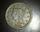 1845 Large Cent