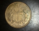 1867 Two Cent F