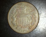 1870 Two Cent F