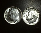 1958 P-D Lot of 2 Brilliant Uncirculated Dimes!